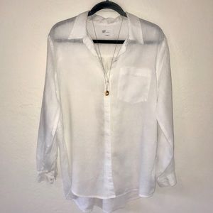 Linen Boyfriend Shirt